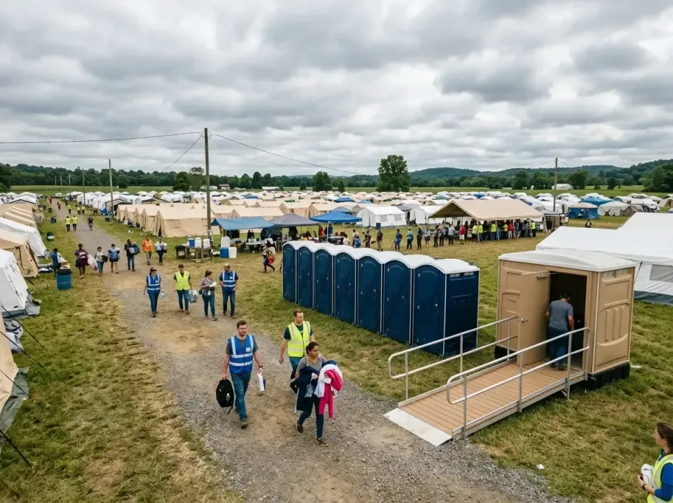 disaster-relief-camp-restrooms-010 — frequently asked questions, Dumpster & Portable Bathrooms Rental in Ozark, AR